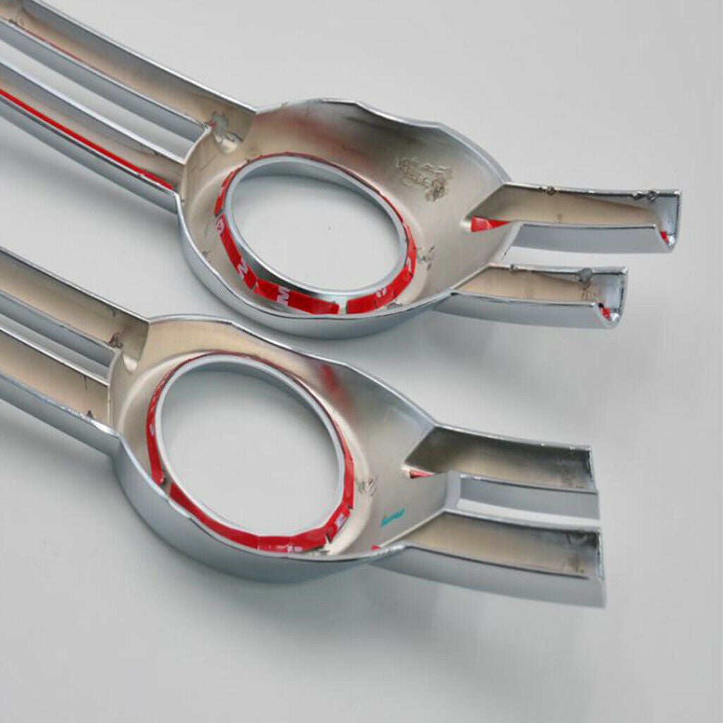 2 Sets Brand New Chrome Fog Light Cover Bumper Grille Trim for VW Passat CC