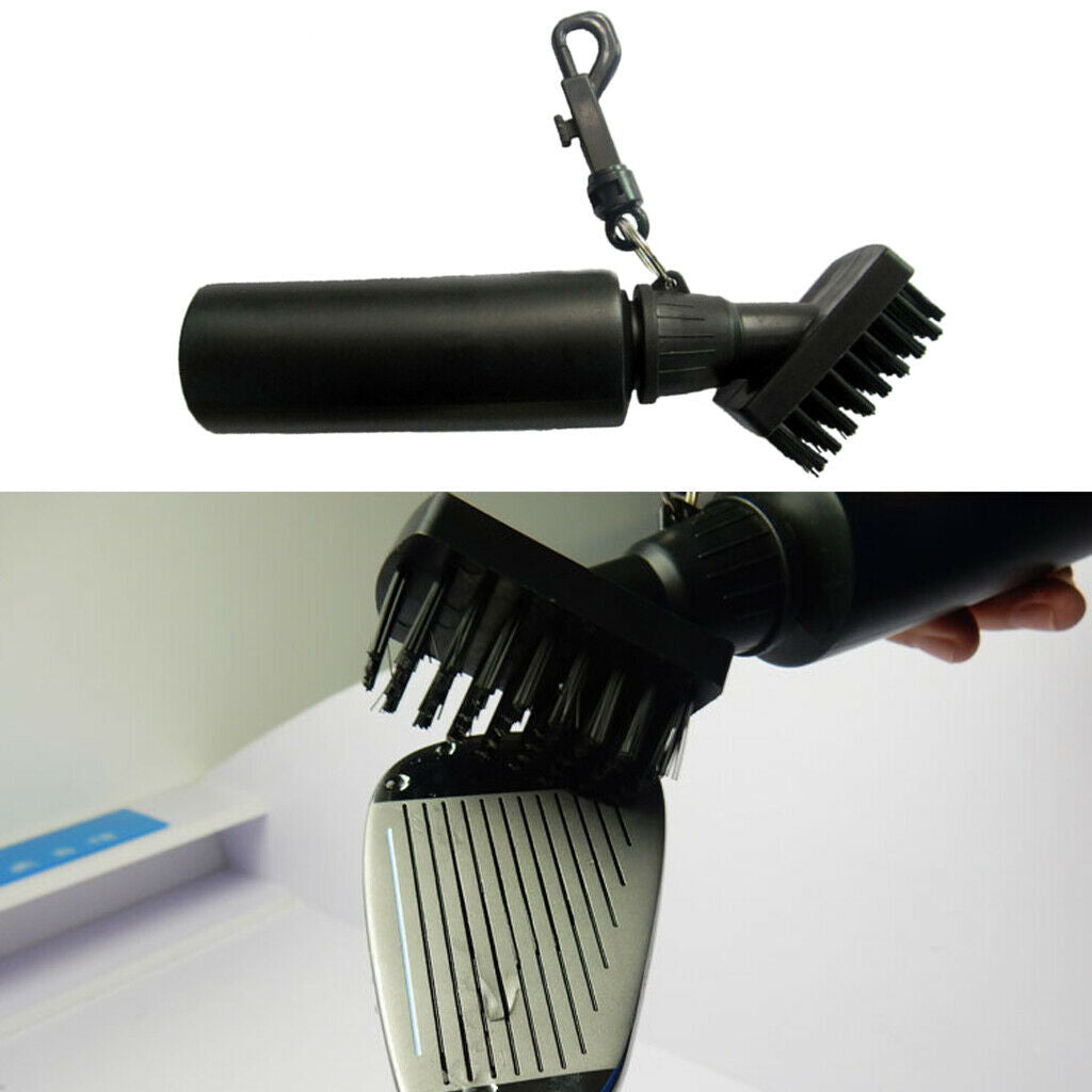 Golf Brush and Club Groove Cleaner Attaches to Golf Bag Ball Washer Grip