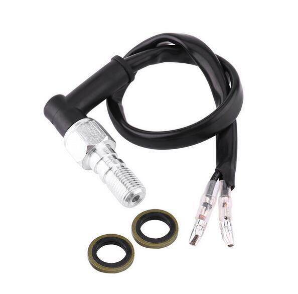 Universal Motorcycle Banjo Bolt Hydraulic Brake Light Switch 10mm x 1.00 Pitch