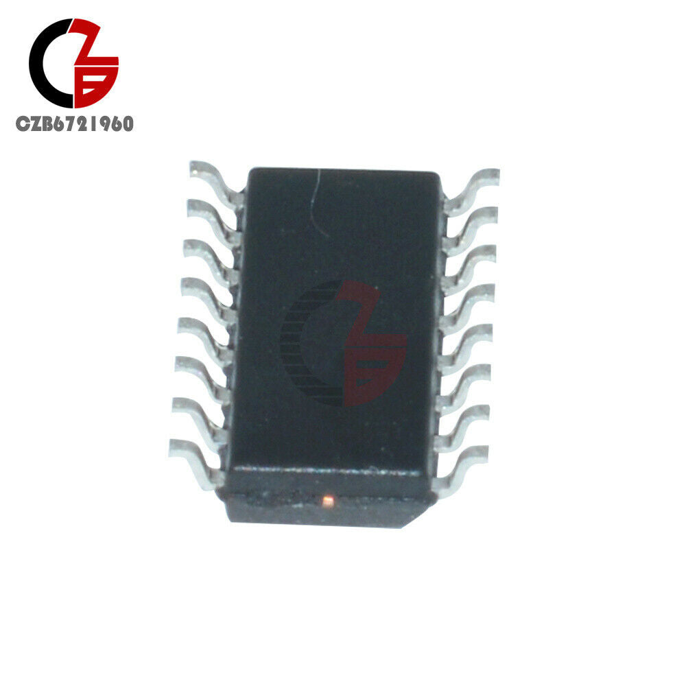 10PCS CD4017 SOP-16 SMD 5-Bits Decimal Johnson Counter Divider Pulse Splitter