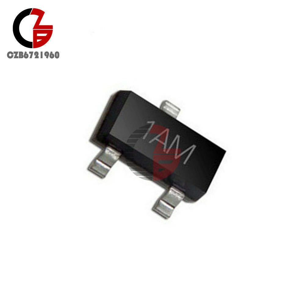 500PCS MMBT3904 SOT-23 2N3904 SMD 40V 200mA NPN Transistor
