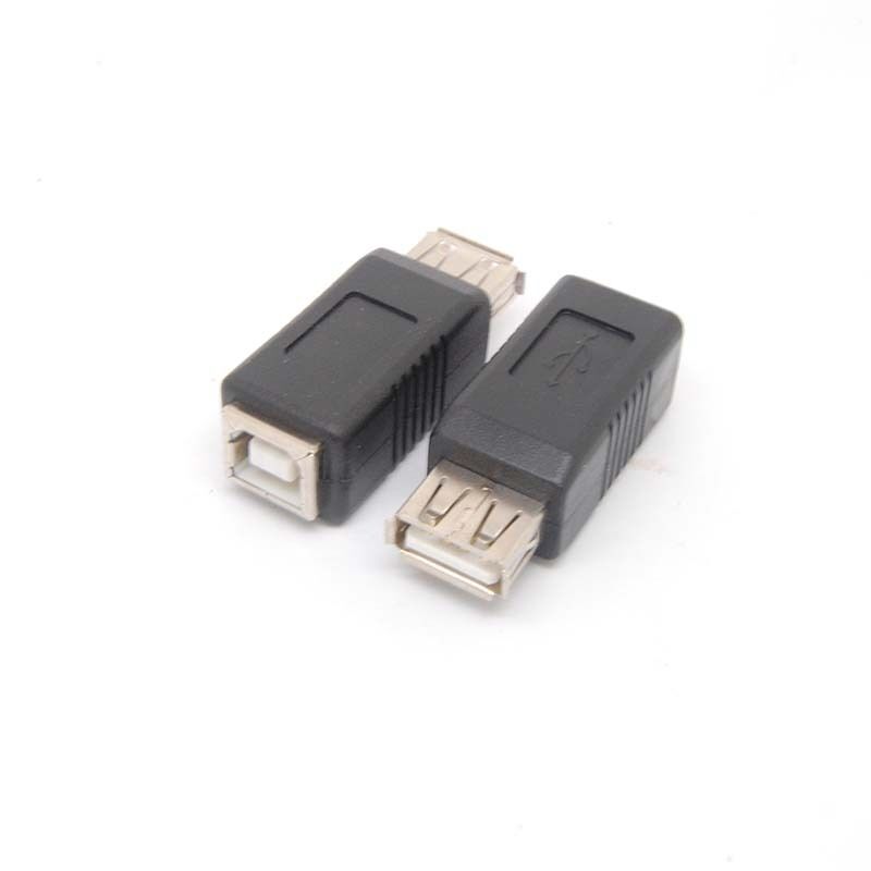 1Pcs New USB Type A FeMale to Printer Scanner Type B Female Adapter adaptor