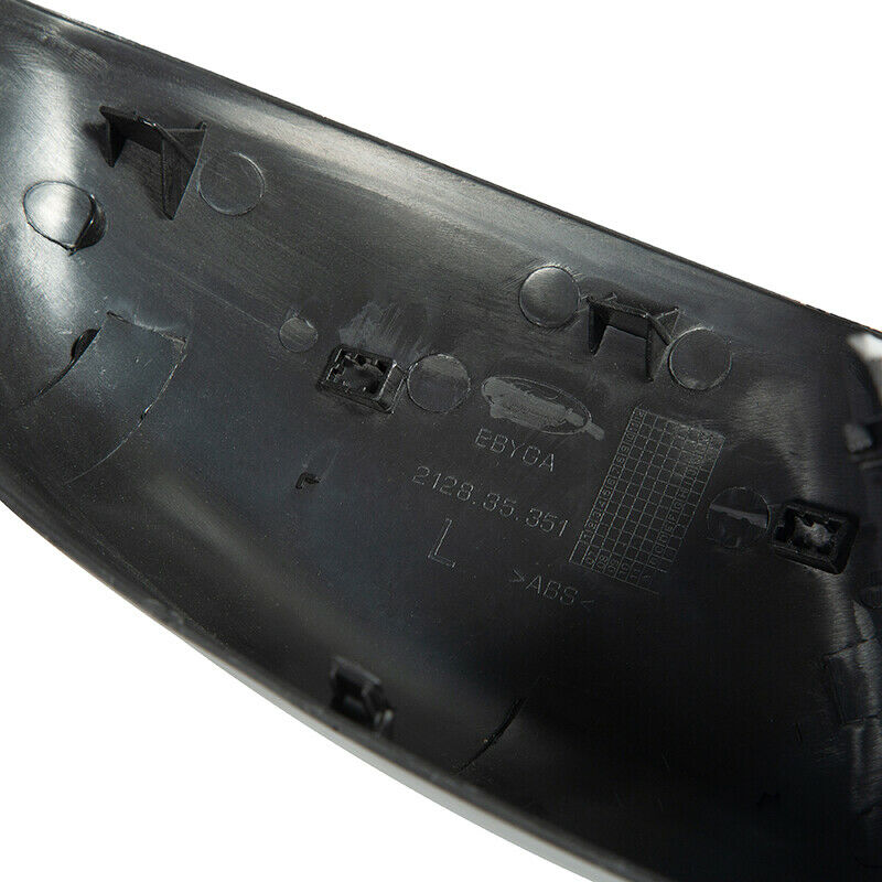 For Ford focus MK2 MK3 Sedan Left Side Rear View Mirror Cover Cap Gloss Black