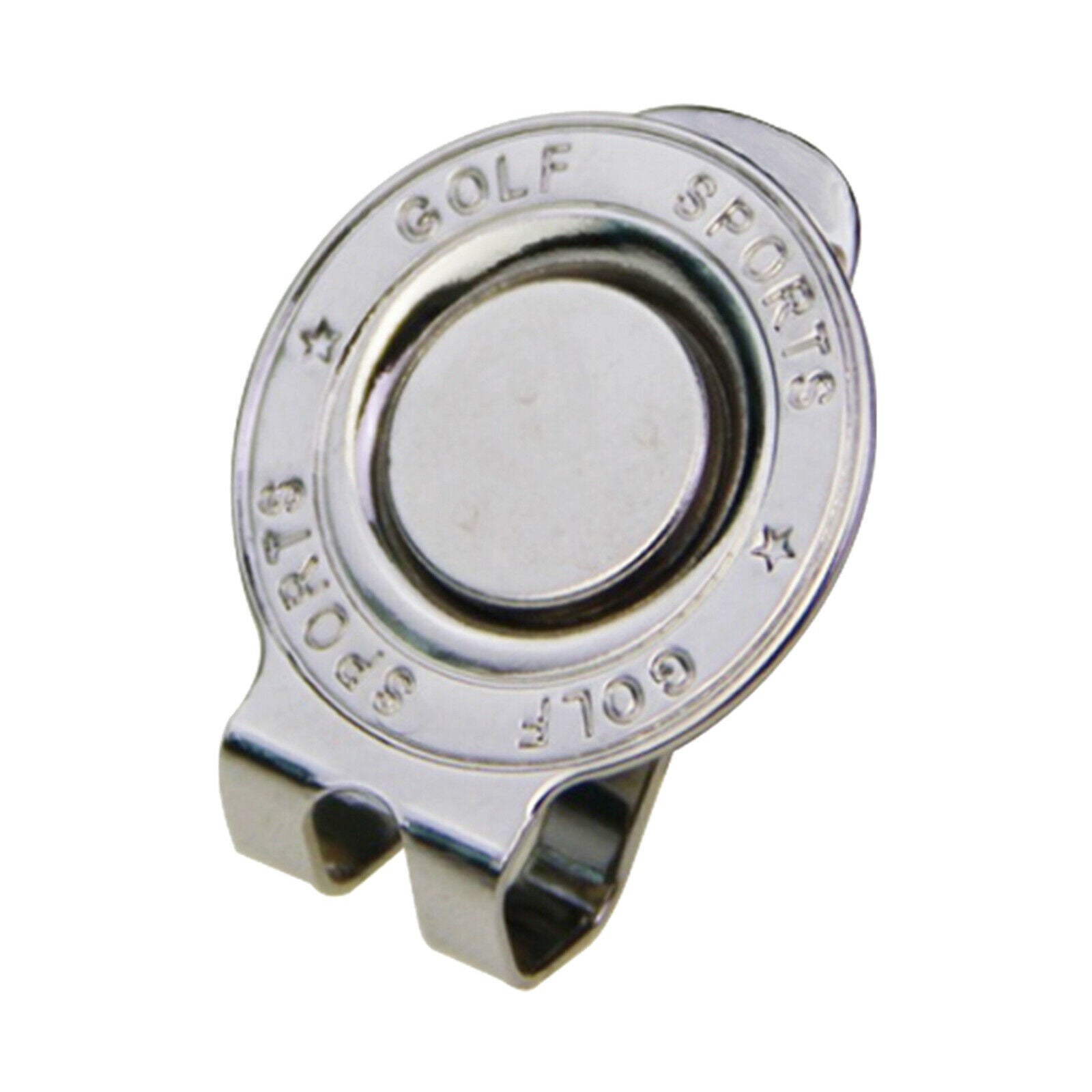 2 Pieces Zinc Alloy Golf Ball Markers Training Aids Hat Clip Putt Keepsake