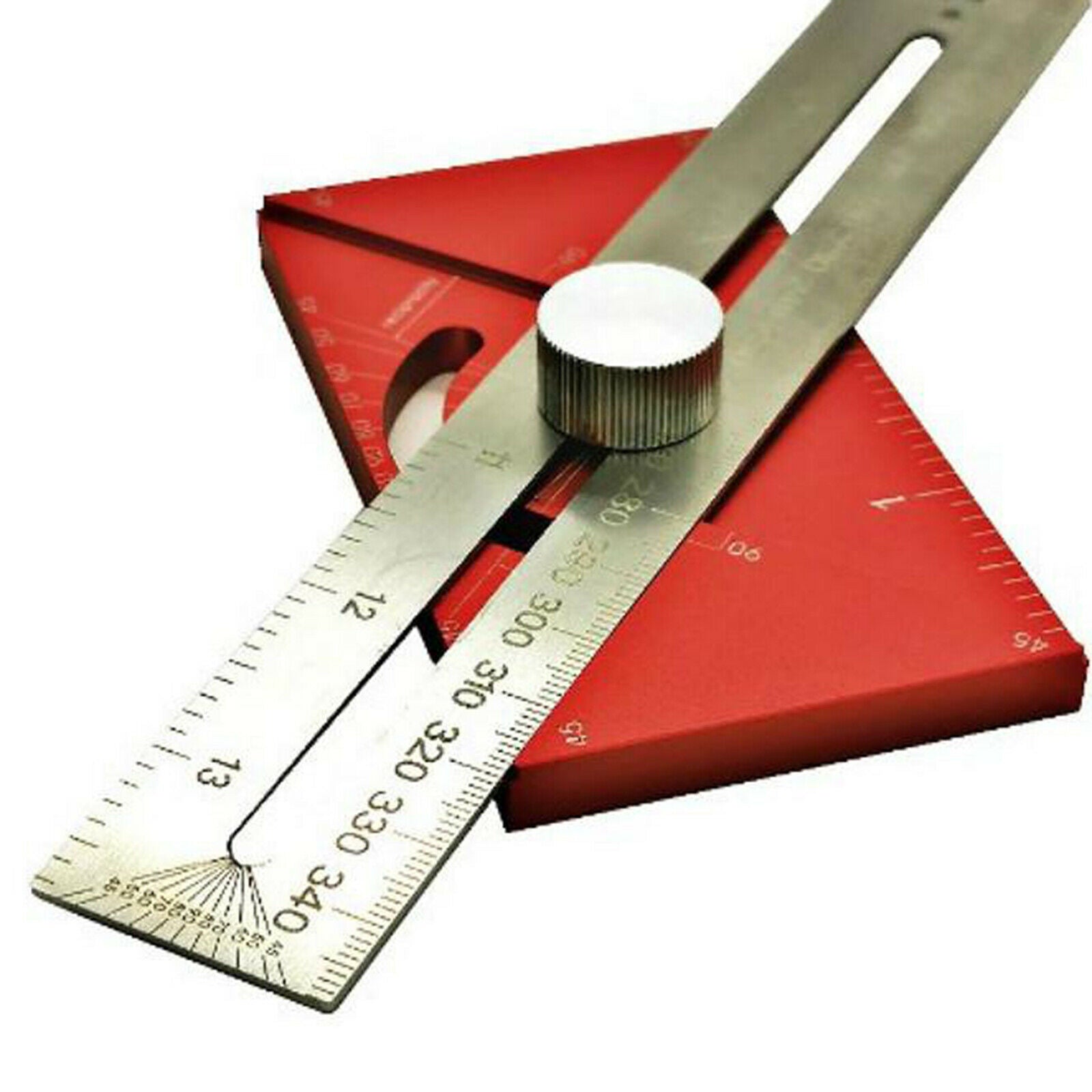 Multifunctional Adjustable Gauge Measurement Tool Woodworking Ruler Angle Ruler