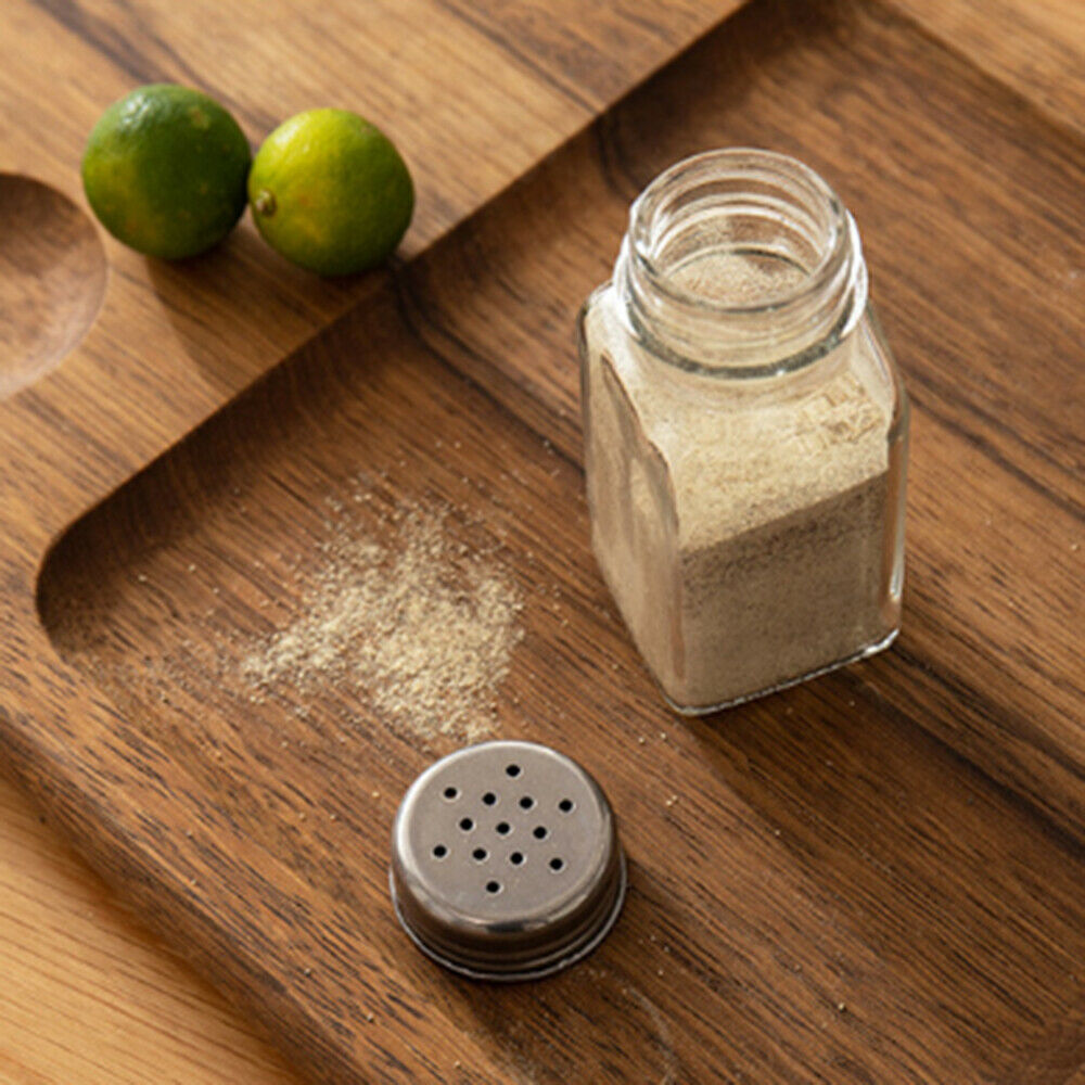 Glass Seasoning Bottle BBQ Sealed Jar Salt Pepper Bottle Seasoning Spice Box
