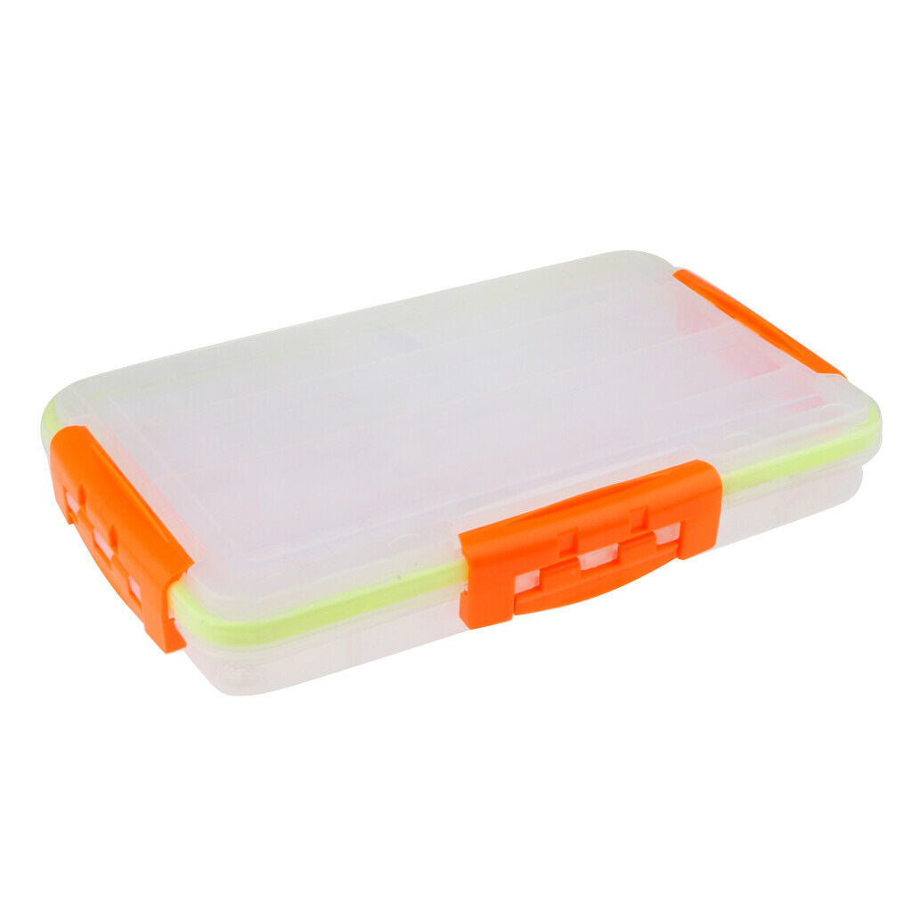 Plastic Fishing Lures Bait Tackle Cell Storage Container Organizer Box Large