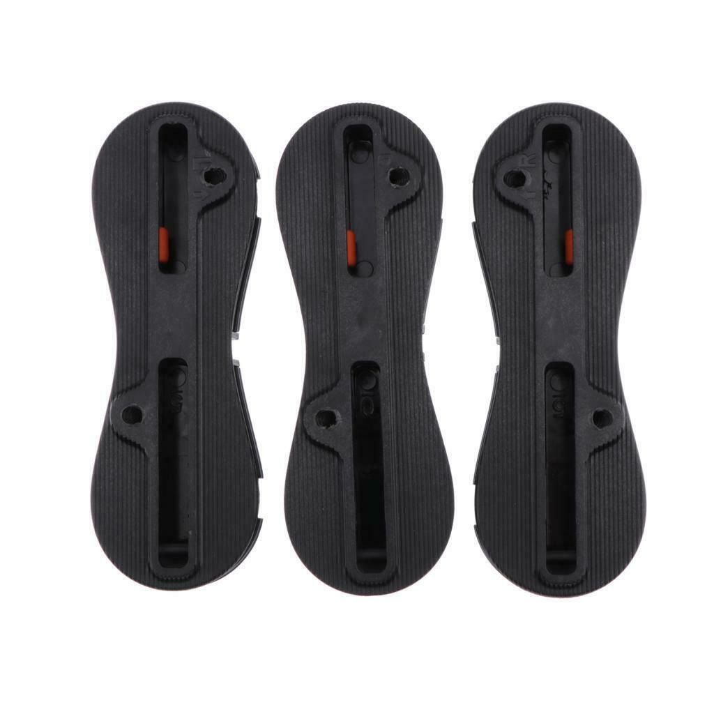 3Pcs Surfboard Fin Box & 6Pcs Stainless Steel Fin Screw and 1 Fin Key for