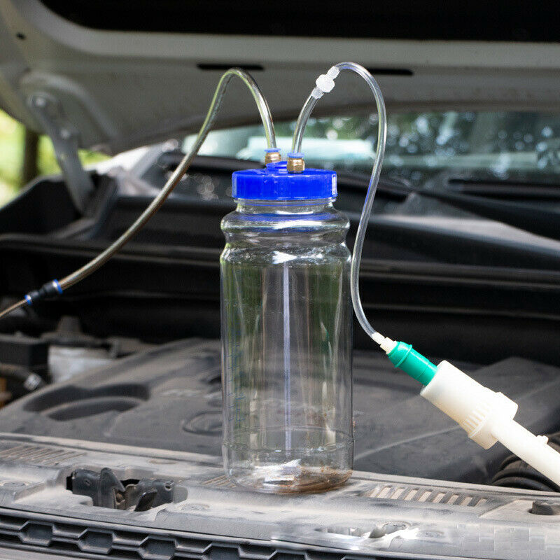 2000ML Manual Car Motorcycle Oil Fluid Vacuum Tubing Pump Transfer Remover Kit