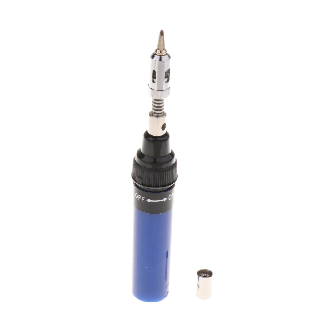 8ML Gas Soldering Iron 3-in-1 Cordless Welding Torch Repair Tools Blue