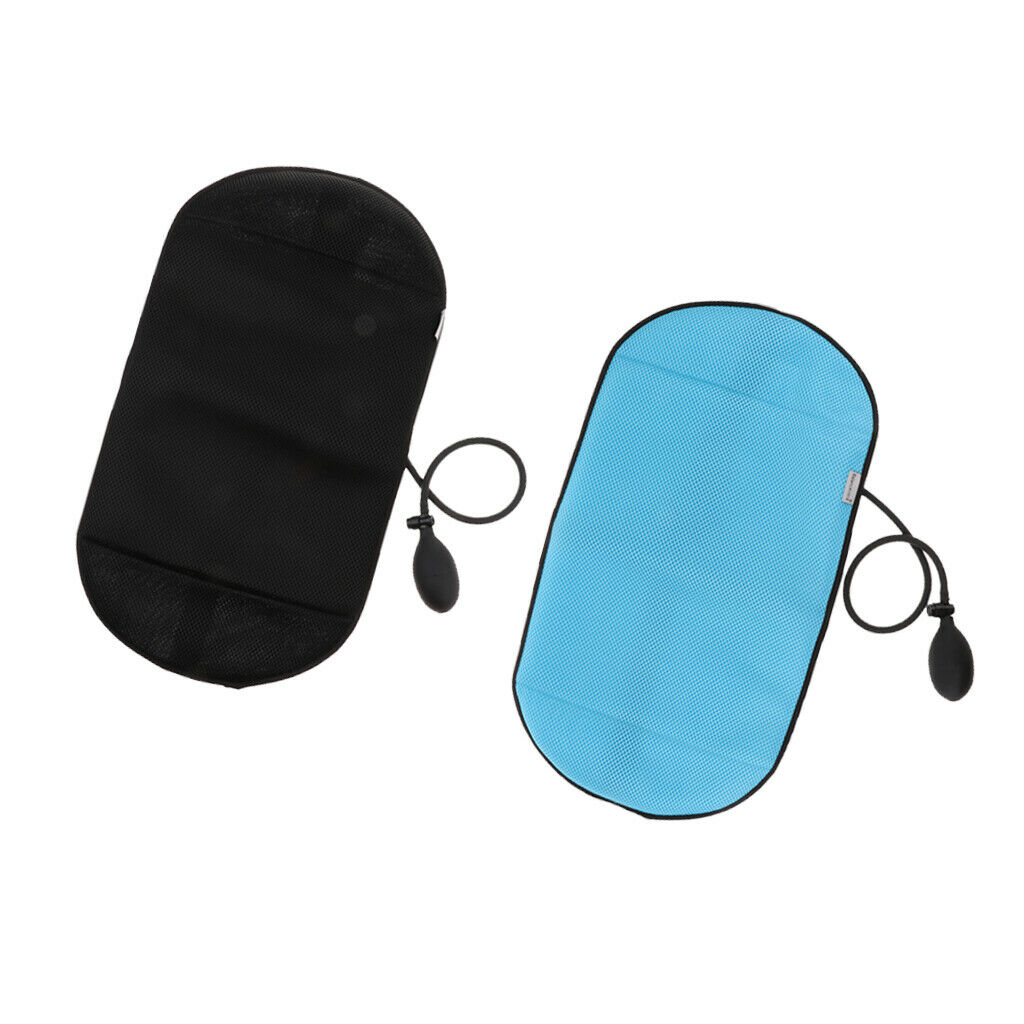 2PCS Portable Inflatable Lumbar Support Cushion Back Massage Pillows Travel