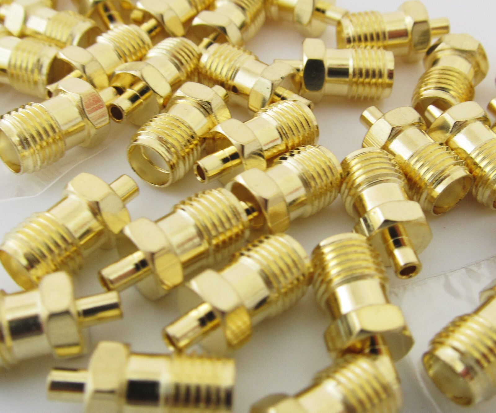 50x SMA Female Hex RF Connector for OD 0.047"/1.19mm SMT680-047 Semi rigid Cable