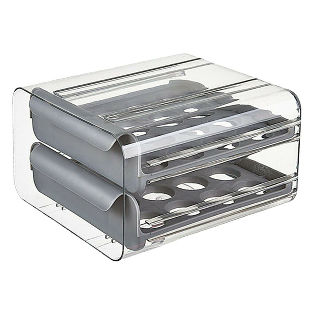 Egg Holder for Refrigerator Egg Container for Fridge with Lids Egg Box