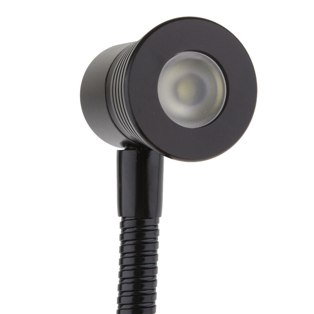 2 Pcs Gooseneck Map Light Chart Light - Cool White 2 Watt LED for Car, Truck,