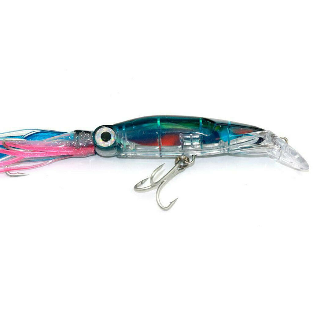 2 Pieces Squid Fishing Lure Tuna Marlin Trolling Lure Big Game Bait The sharp