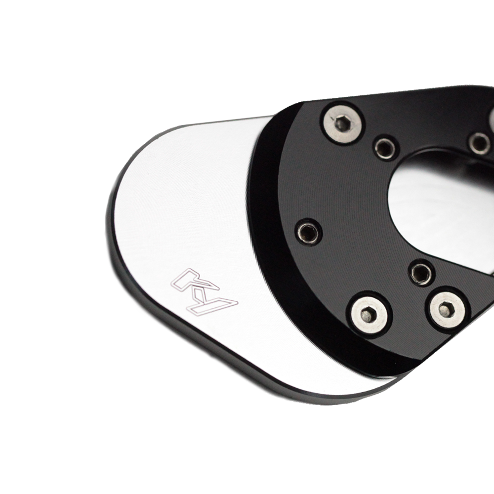 For Kawasaki Z1000/Z800/Z300/Z250 CNC Kickstand Side Stand Extension Plate Pad
