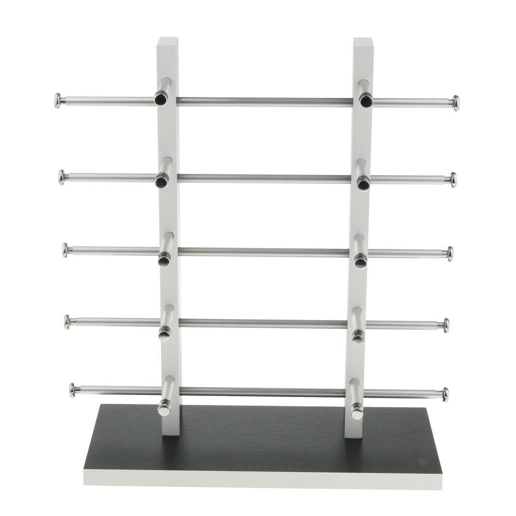 Sunglasses Display Rack Eyeglass Glasses Show Stand Holder, Durable - Black