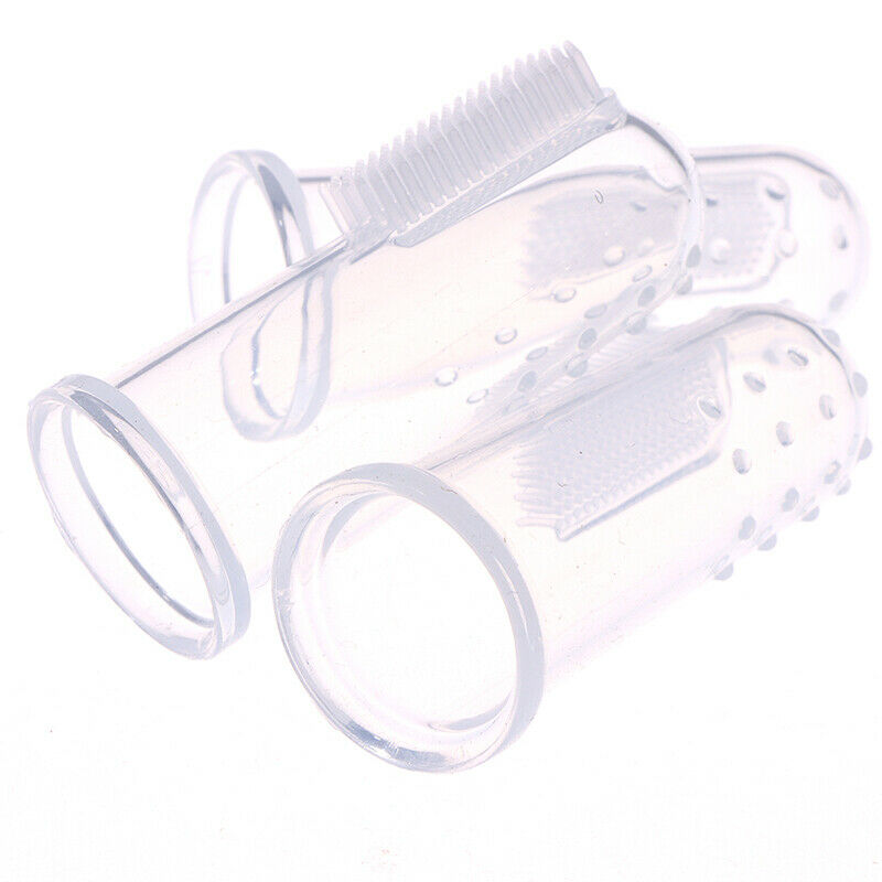 1 Pcs Super Soft Pet Finger Toothbrush Teddy Dog Brush Bad Breath Teeth T.l8