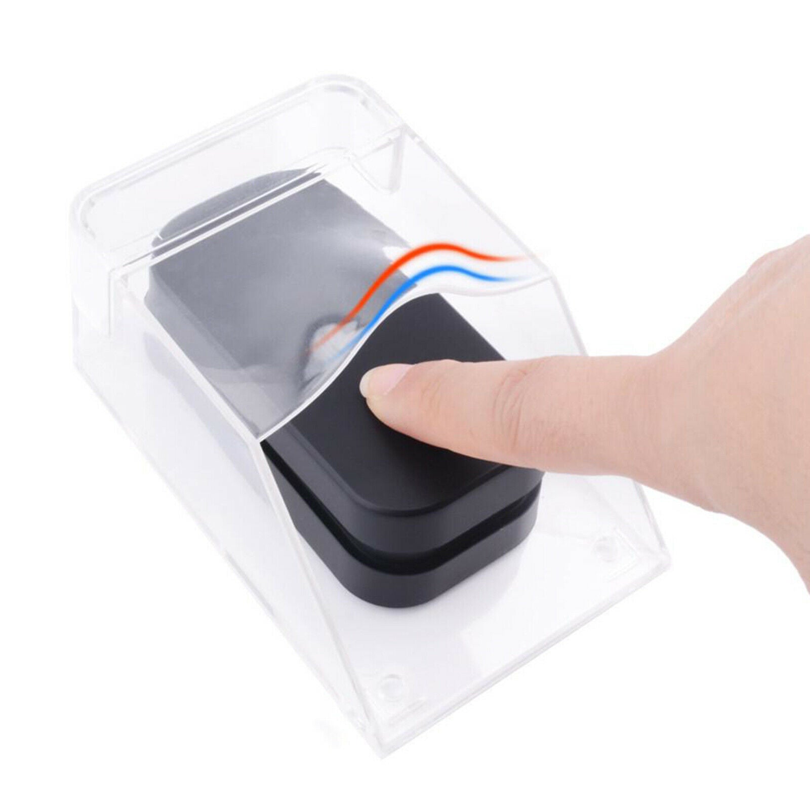 Wireless Door Bell Transmitter Kit Waterproof for Home Office UK Black