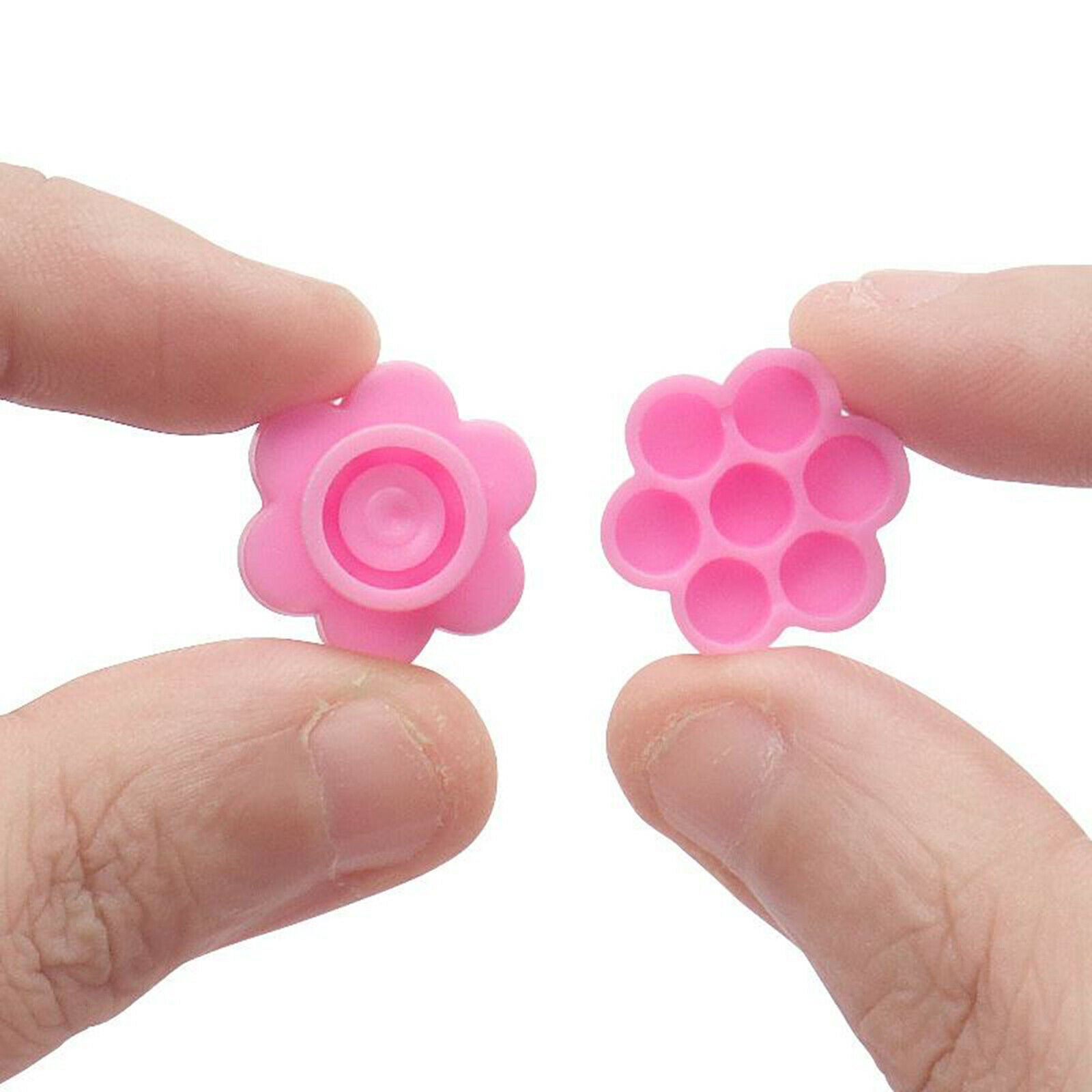 100PCS Eyelash Extensions Adhesive Glue Holder Container Lash Stand Supplies