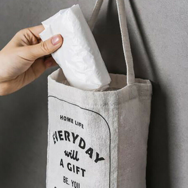 Household Items Hanging Kitchen Garbage Bag Storage Packing Organizer Org.l8