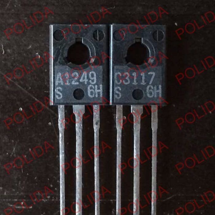 1pairs OR 2PCS  Transistor SANYO TO-126 2SA1249/2SC3117 A1249/C3117