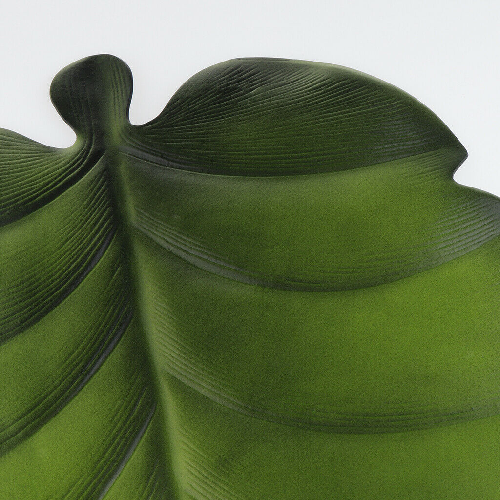 Artificial Monstera Leaves Tropical Palm Leaves Placemat Table Decoration B