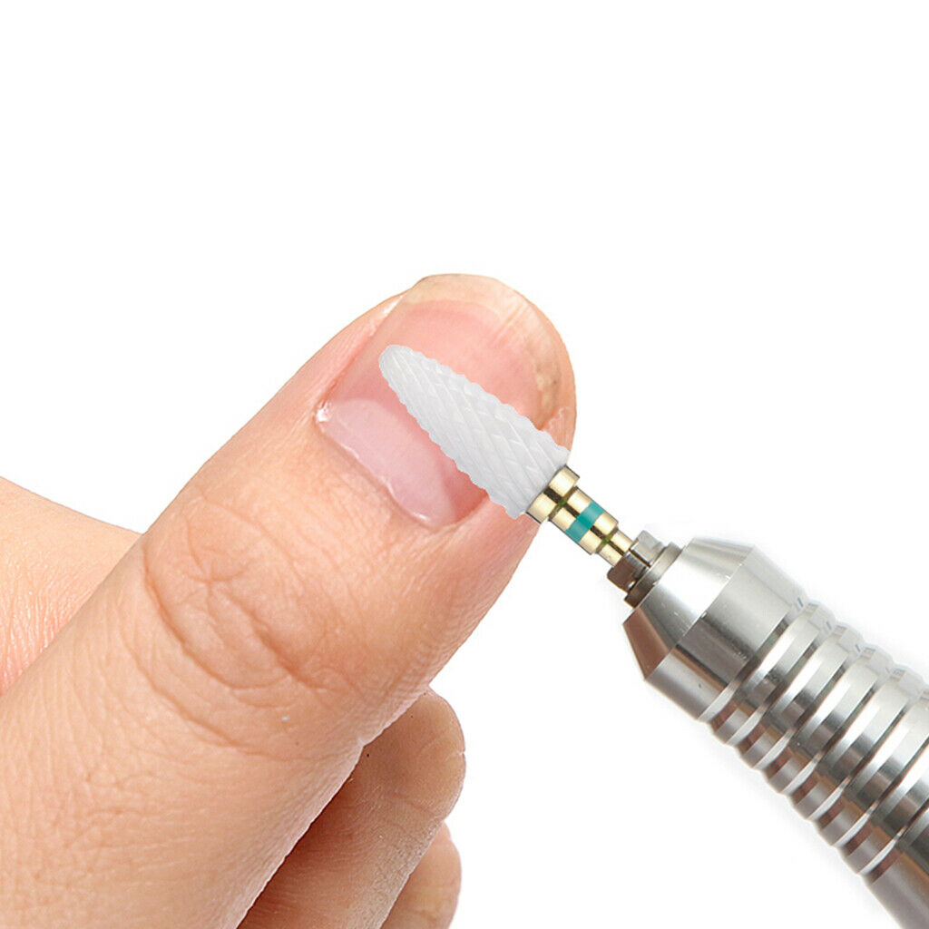 Ceramic Polishing Head Nail Grinding Drill Bit for Electric Nail Machine XF