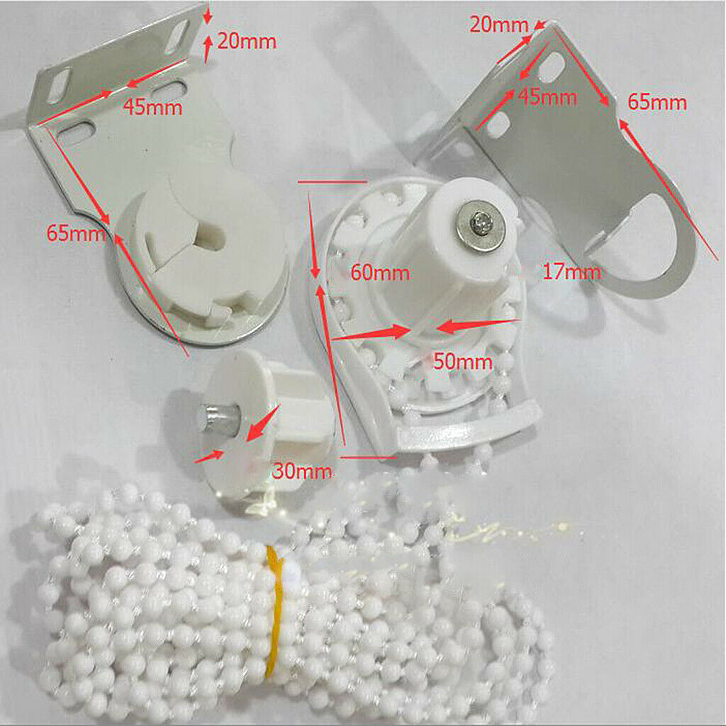 Round Roller Shade Clutch Bracket with 140cm Bead Chain 28mm/38mm Tube