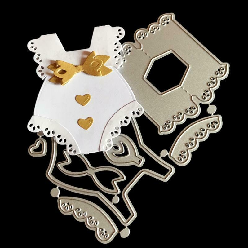 Lace Trim Bodysuit Carbon Steel Cutting Dies DIY Scrapbooking Photo Album Paper