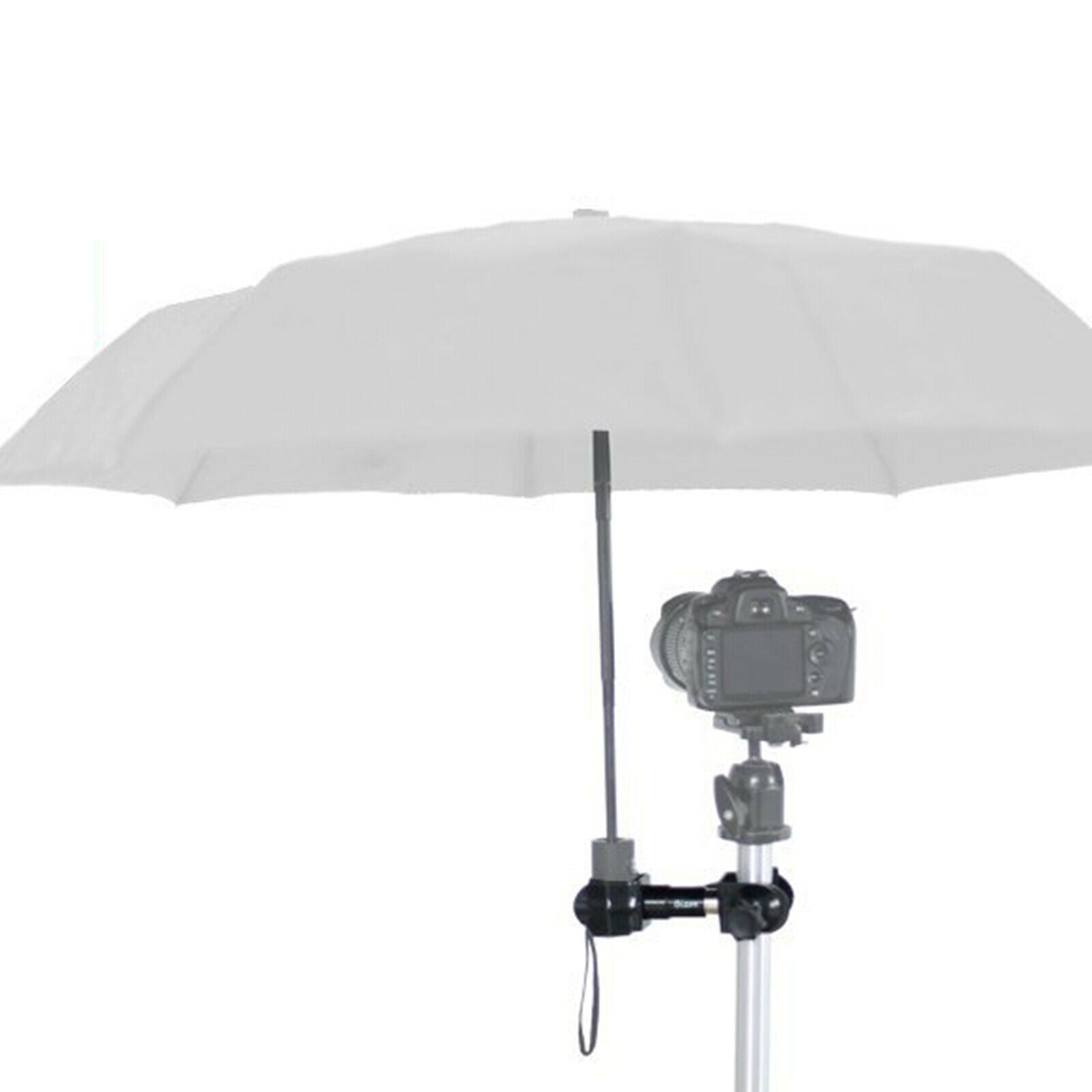 Metal Tripod Umbrella Holder for Camera Clip Photography Shelter Adjustable