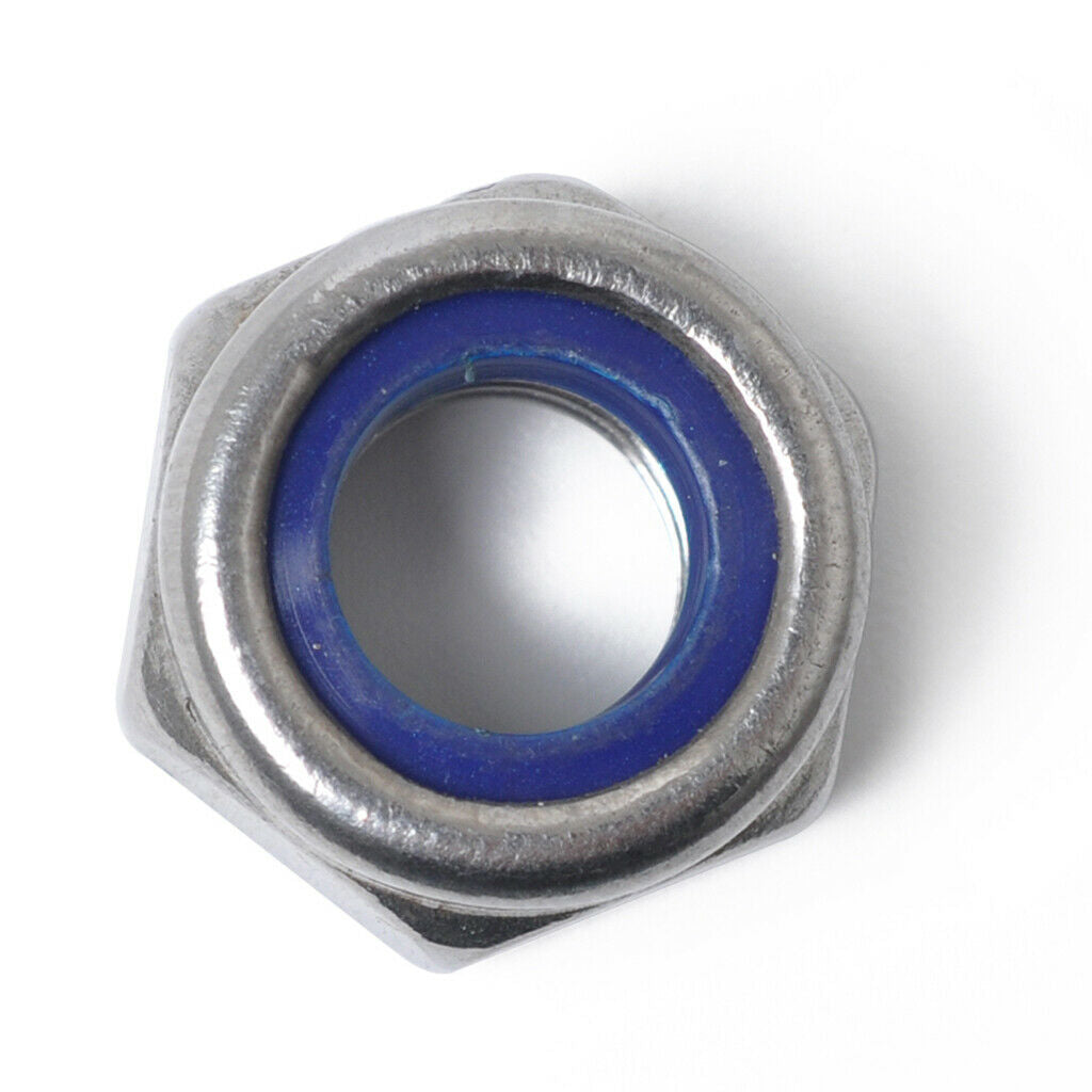 Set Of 175 Stainless Steel M3 M4 M5 M6 M8 M10 M12 Nylon Insert Lock Hex Nuts