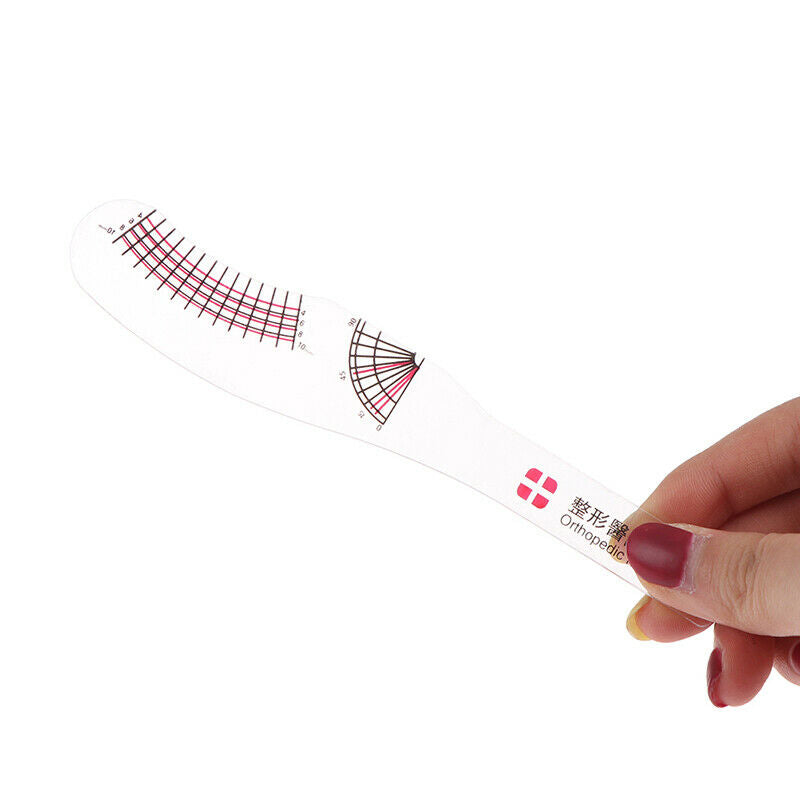 2Pc Eyelash Measuring Ruler Eyelashes Length Curling Degree Ruler Extensi.l8