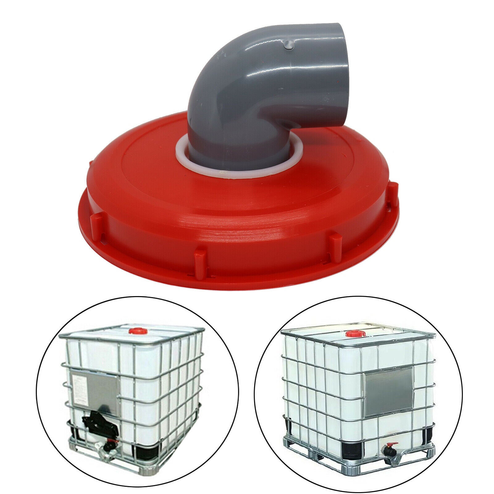 Garden Rain Barrel IBC Tank Filter Rainwater Needle Felting 224mm 90 Degree