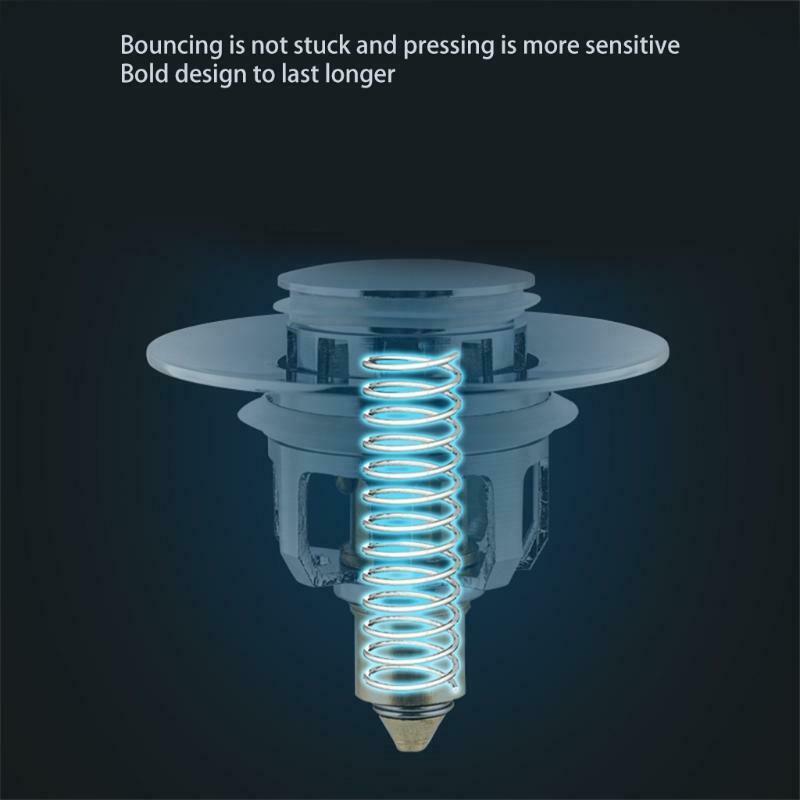 Bathtub Drain Plug Push-type Bounce Core kitchen Accessories Easy to Install