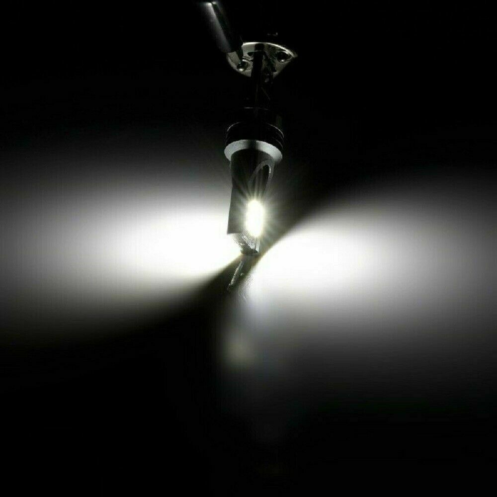Pair H4 HB2 LED Bulb Hi/Lo Beam White Motorcycle Headlight Lamp Bulbs 55W US