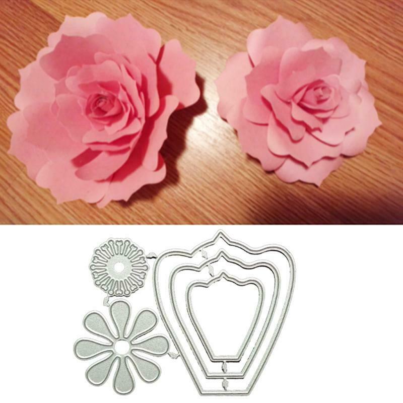 Exquisite Flower Metal Cutting Die Combination Set Embossing Script Dies Stencil