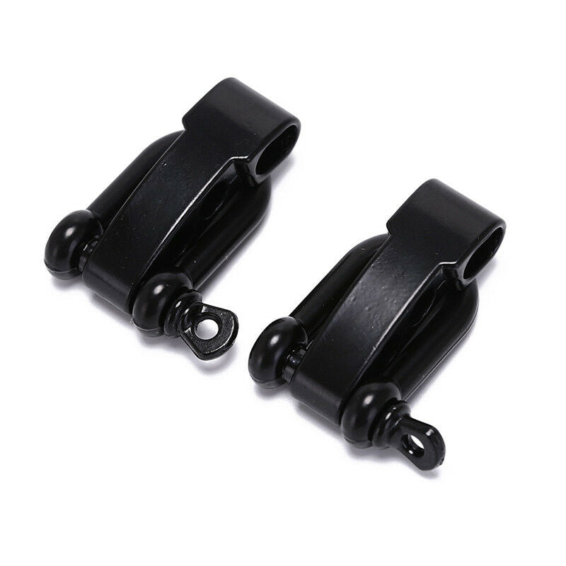2pcs black zinc alloy buckle adjustable clip survival bracelet paracor.l8