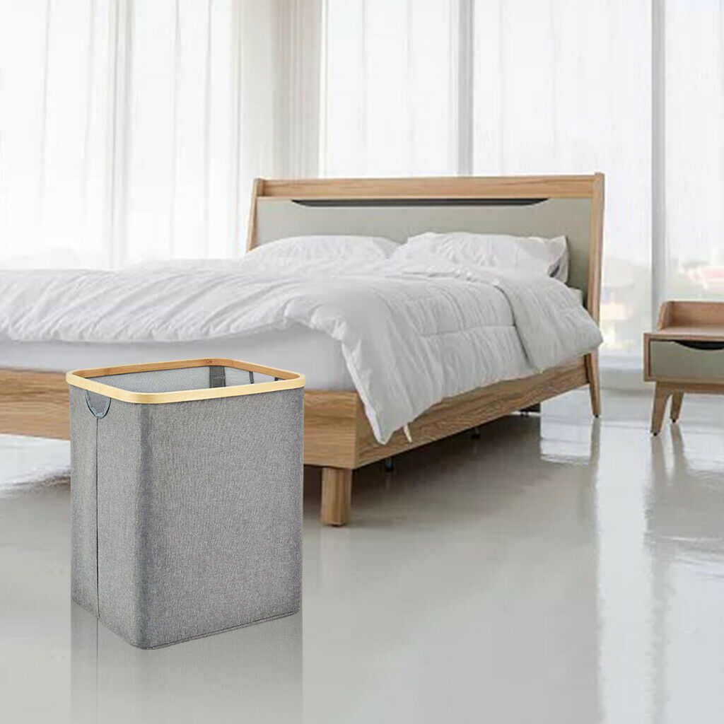 Multi-use Folding Laundry Basket Hamper Towels Blankets for Storage Bedroom
