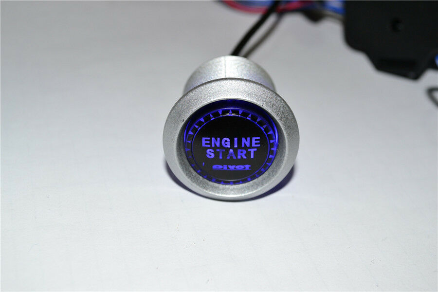 Durable 12V Car Engine Ignition Starter Push Button Switch Red Illumination Kit