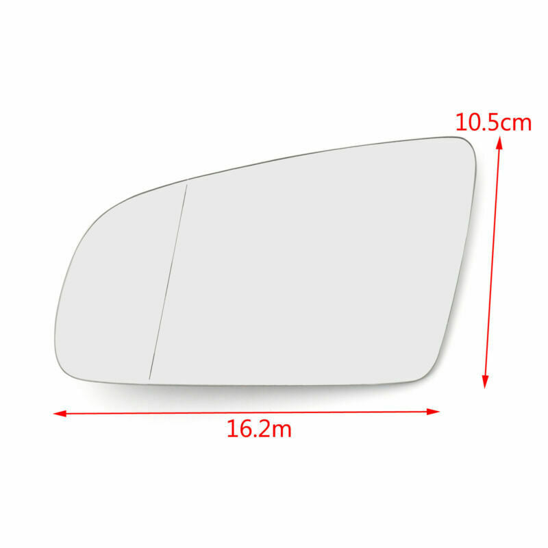 For AUDI A3 S3 A4 B6 B7 A6 S6 Front L Side Rearview Mirror Glass W/ Heated CN