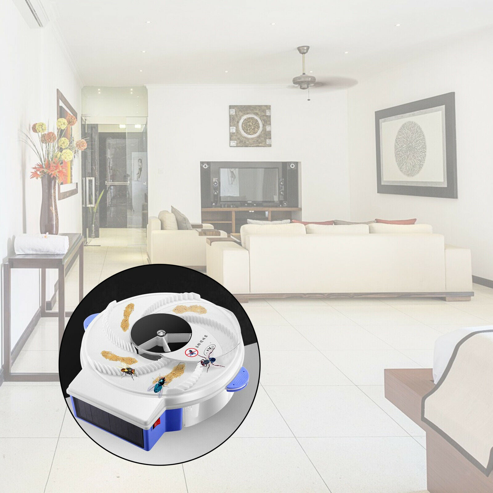 Electric Fly Trap Pest Device Insect Catcher Automatic Flycatcher Fly Trap