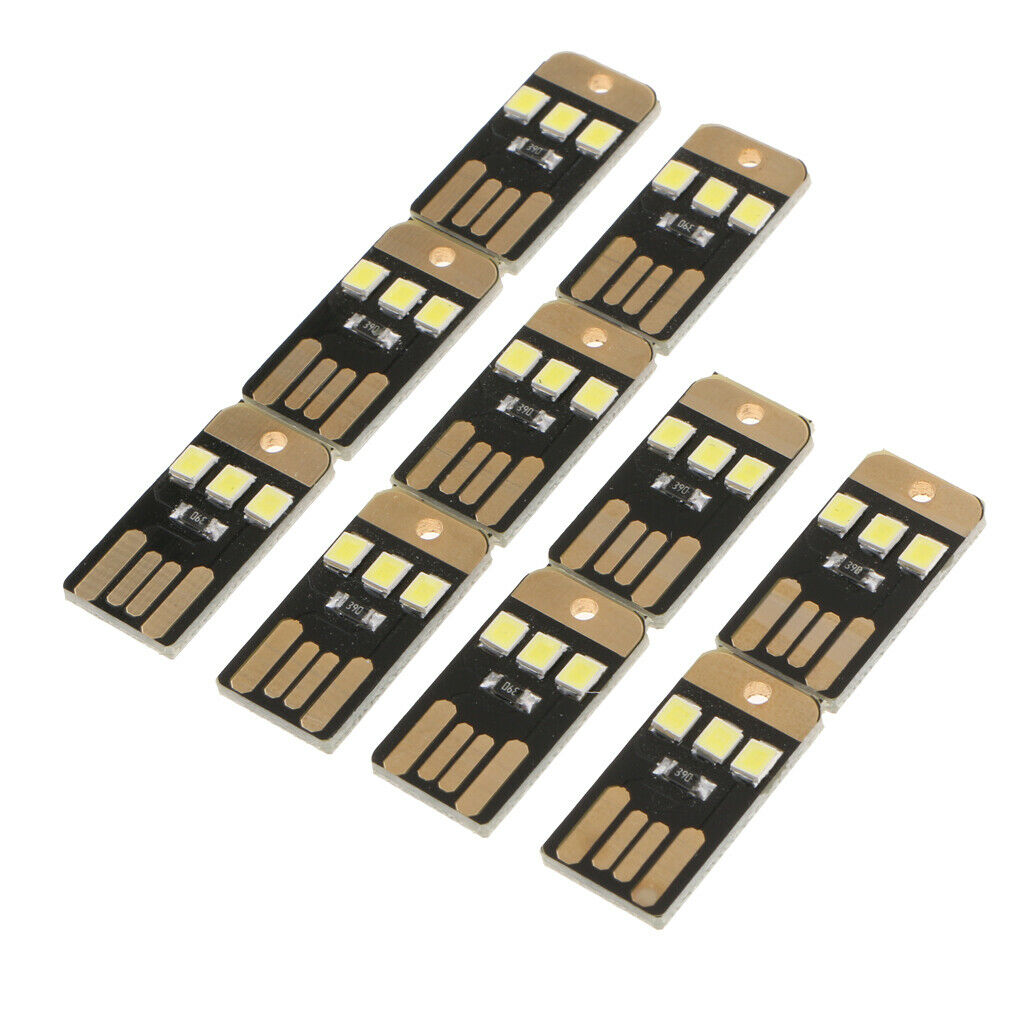 USB Light Keychain Super Bright SMD LED Mini USB Port Light Ultra-thin Portable