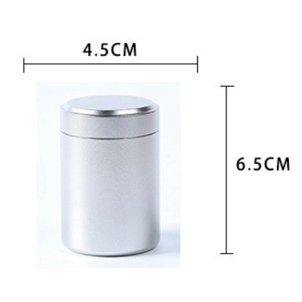 3pcs Aluminum Sugar Coffee Tea Tins Jars Candy Sealed Can Gift Box