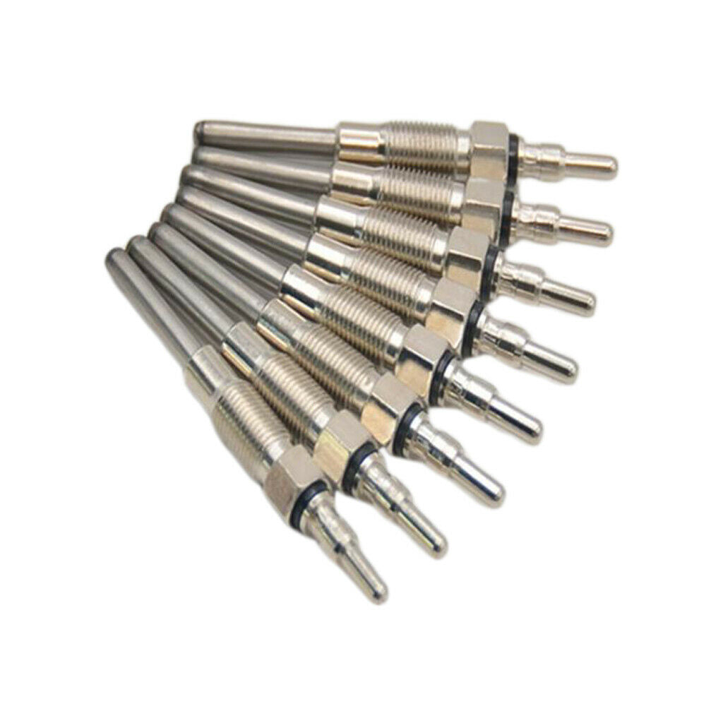 8 Pieces Replacement Glow Plug Kit Set For 1988-1994 Ford F350 F250 7.3L