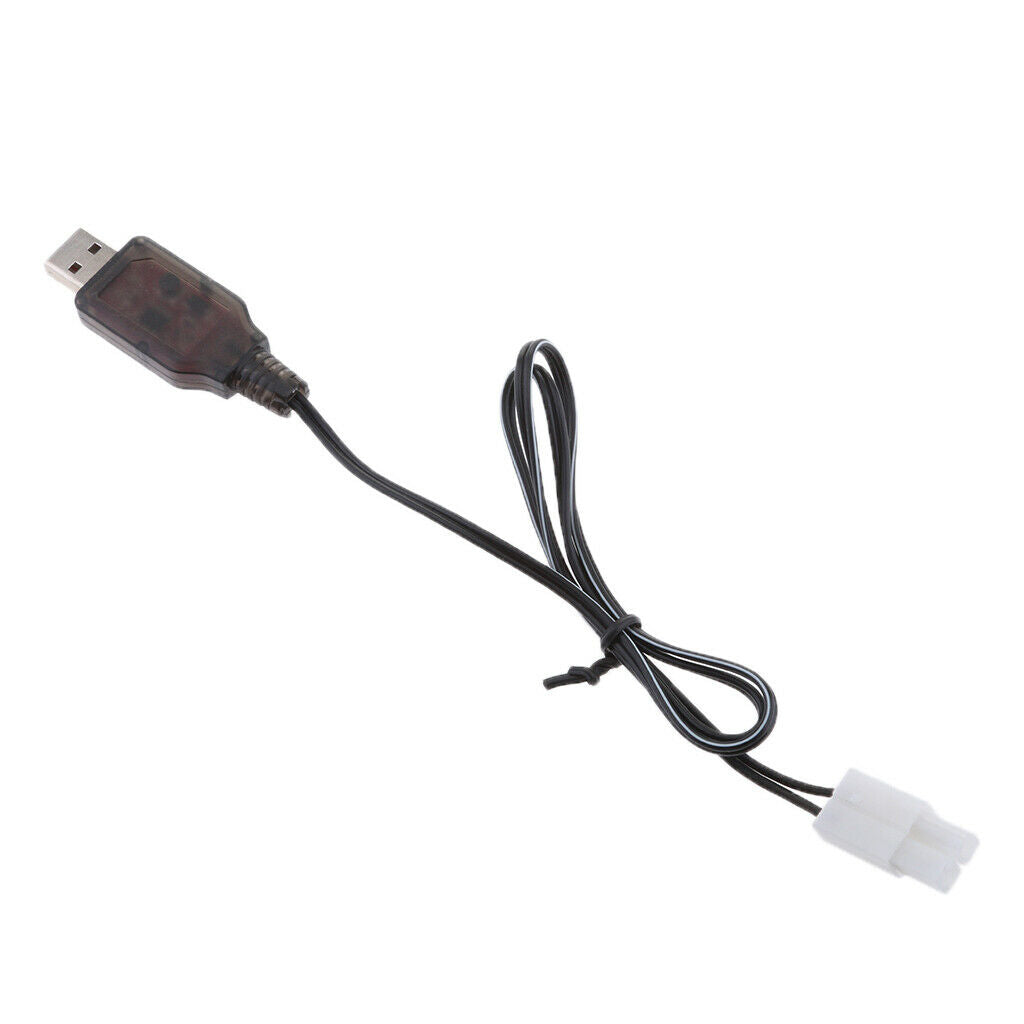 6V USB to L6.2 2P NI MH NI Cd Battery Charger Cable for RC Toys Drone