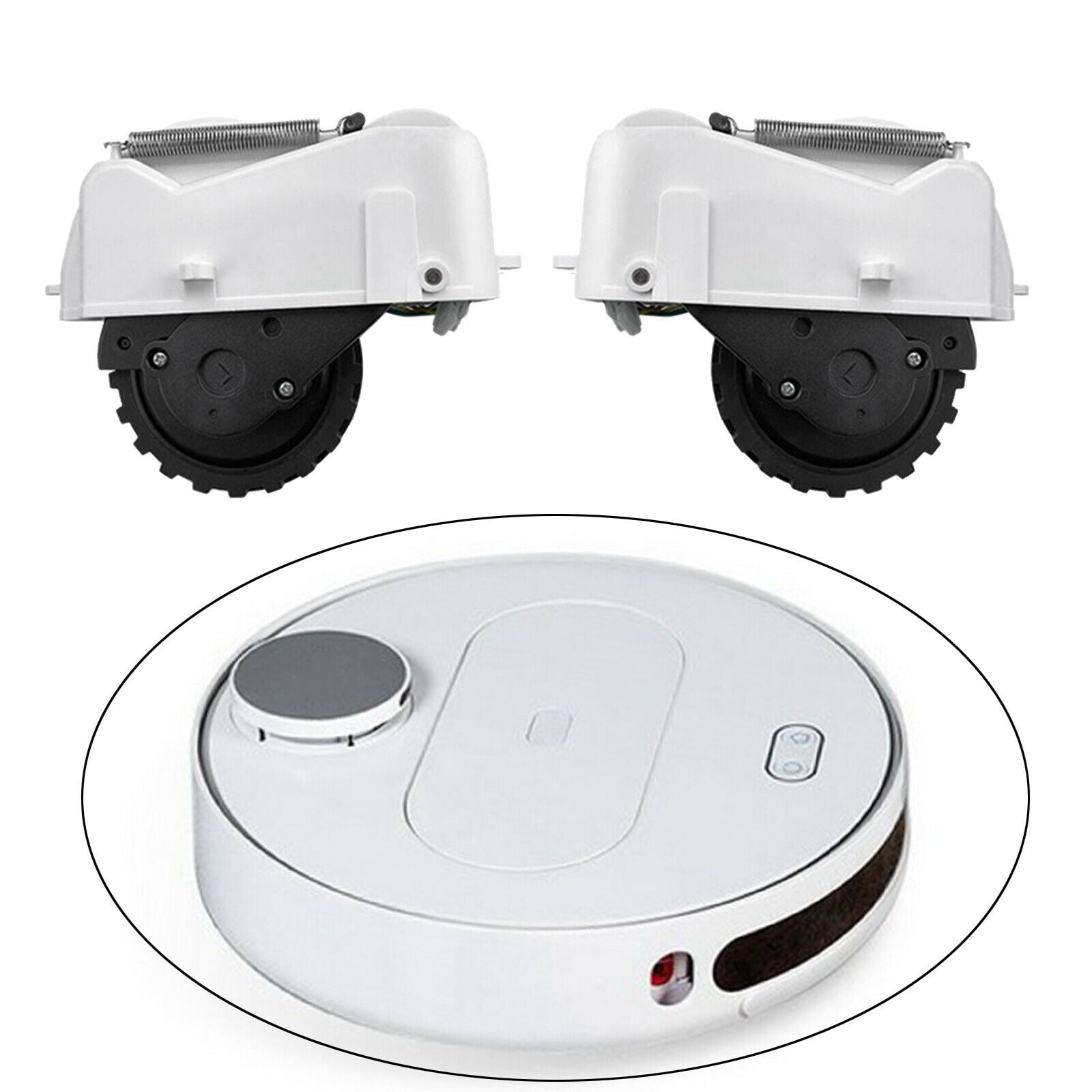 Vacuums Wheels for 360 S6 Robotic Vacuum Part Replacement Accessory White