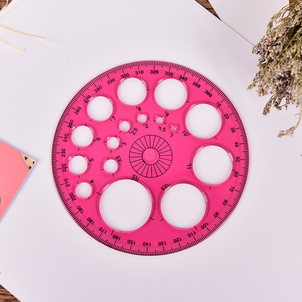1Pc 360 Degree Sew Easy Plastic Templates Quilt Patchwork Stitch Craft Ru.l8