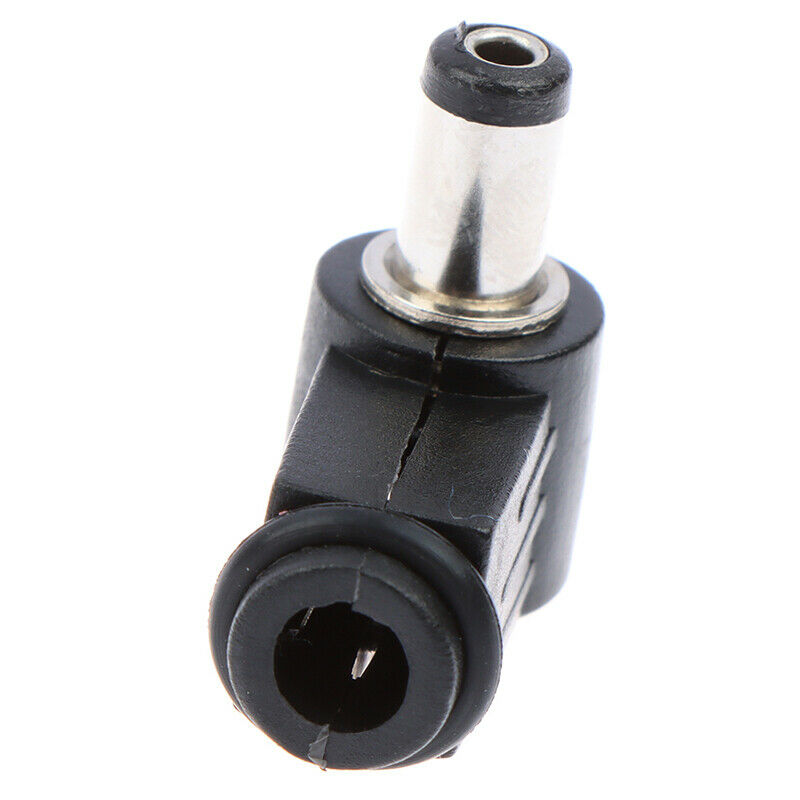 10pc 2.1mm x 5.5mm Male Plug Right Angle L Jack DC Power Tip ConnectorB.hc WF