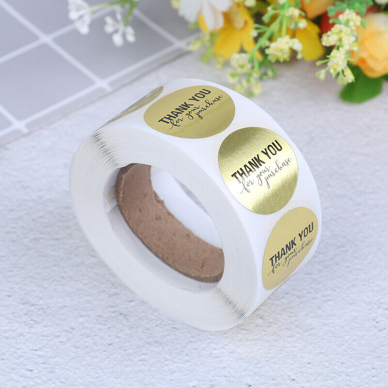 500pcs THANK YOU for your purchase Stickers Package seal labels scrapbook.l8